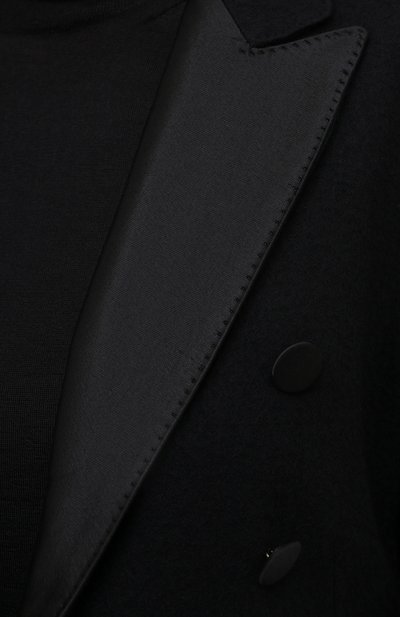 Жакет из хлопка и шерсти ANN DEMEULEMEESTER черного цвета по цене 152500 руб., арт. 2002-1002-PB-165-099, фото 5 Жакет из хлопка и шерсти ANN DEMEULEMEESTER, арт. 2002-1002-PB-165-099, фото 5