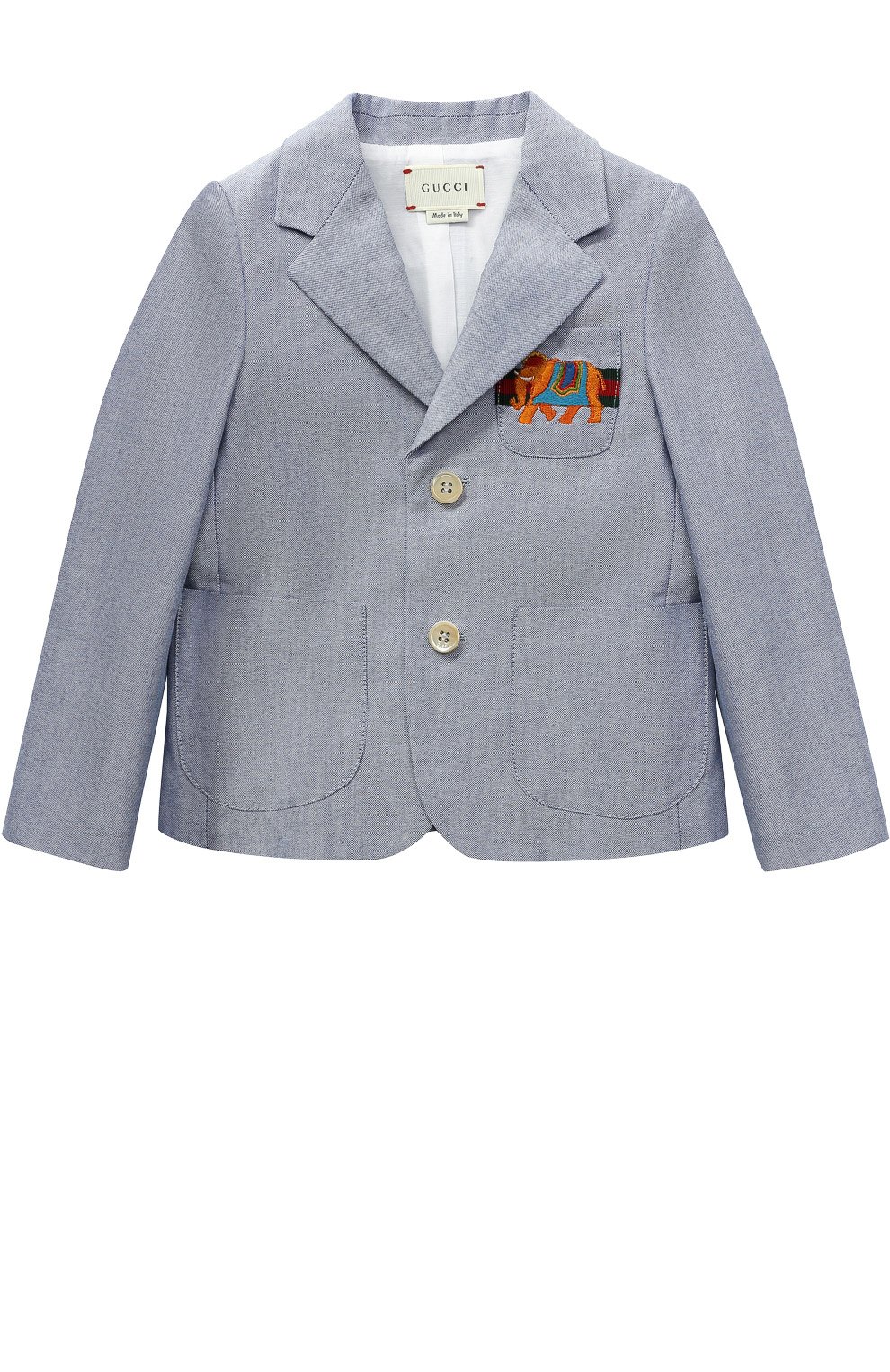 Хлопковый костюм с вышивкой GUCCI, арт. 463006/XBA31, фото 2