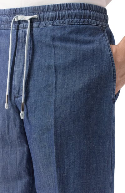 Брюки из хлопка и льна INLINUM, арт. PAJAMA/WESTERN, фото 5