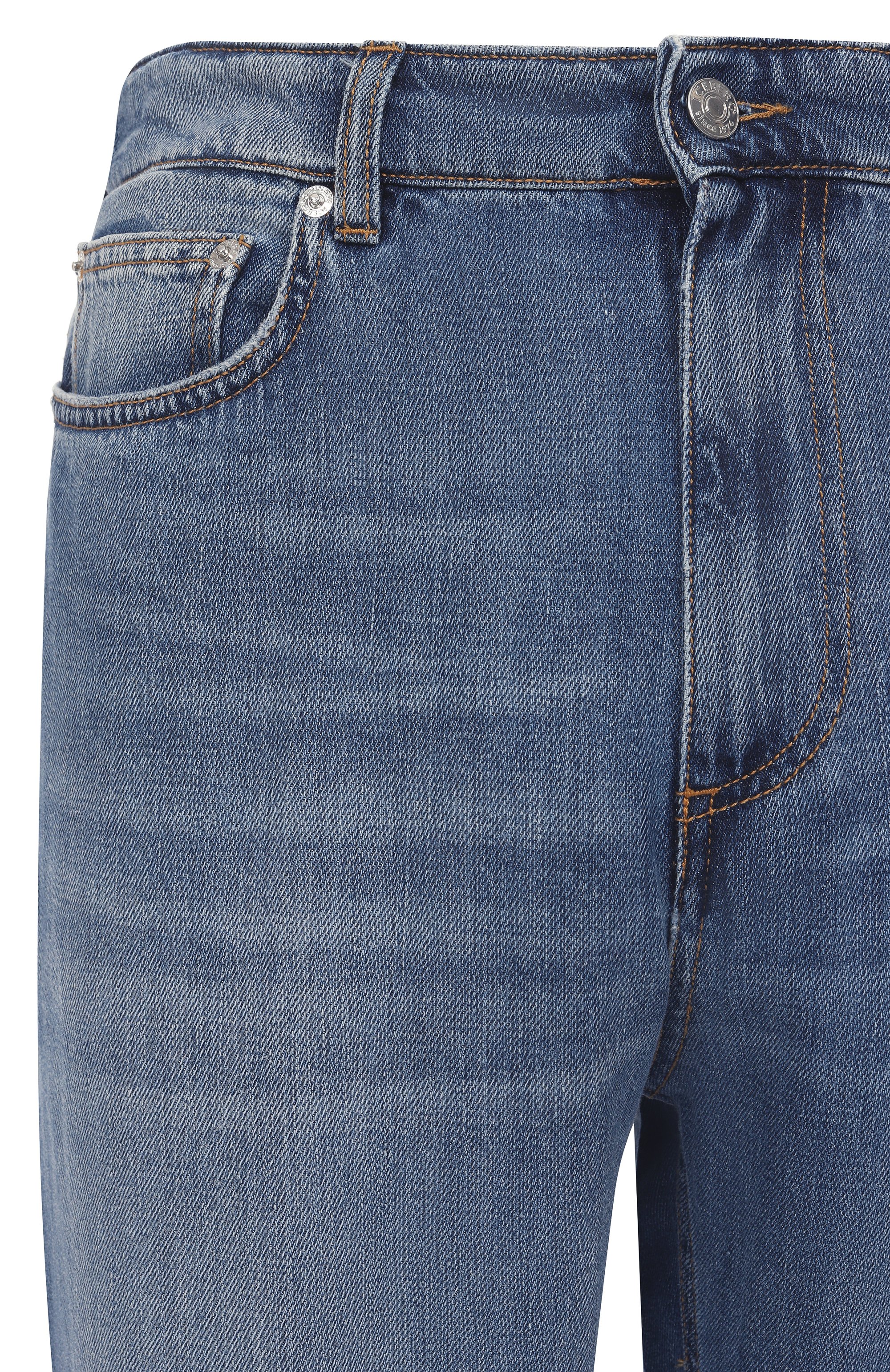 Джинсы ICEBERG синего цвета по цене 23950 руб., арт. 2SL2/0188, фото 6 Джинсы ICEBERG, арт. 2SL2/0188, фото 6