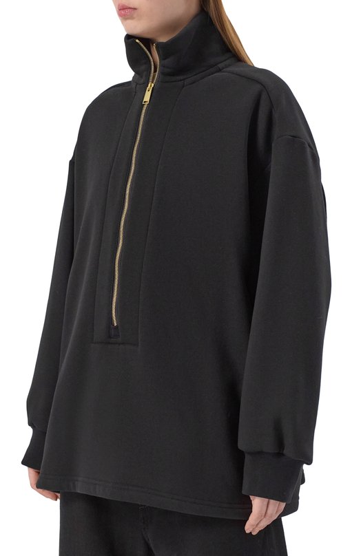 Хлопковый свитшот Darkpark WJE10/FAC122 Чёрный  WJE10/FAC122 Фото 3