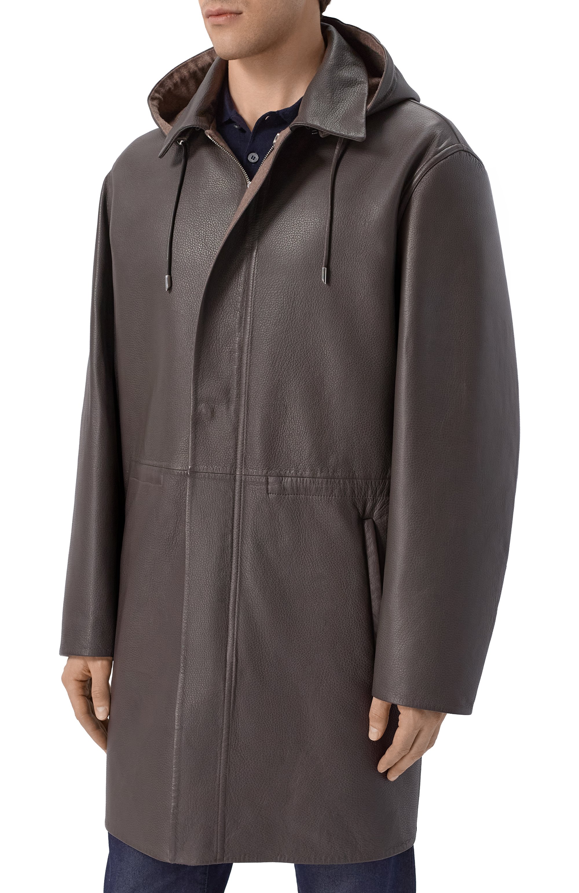 Кожаная парка MVST, арт. M25.1PM.C003*/CERV0 SILKY, фото 3