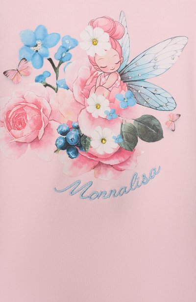 Хлопковое платье MONNALISA, арт. 39G900, фото 3