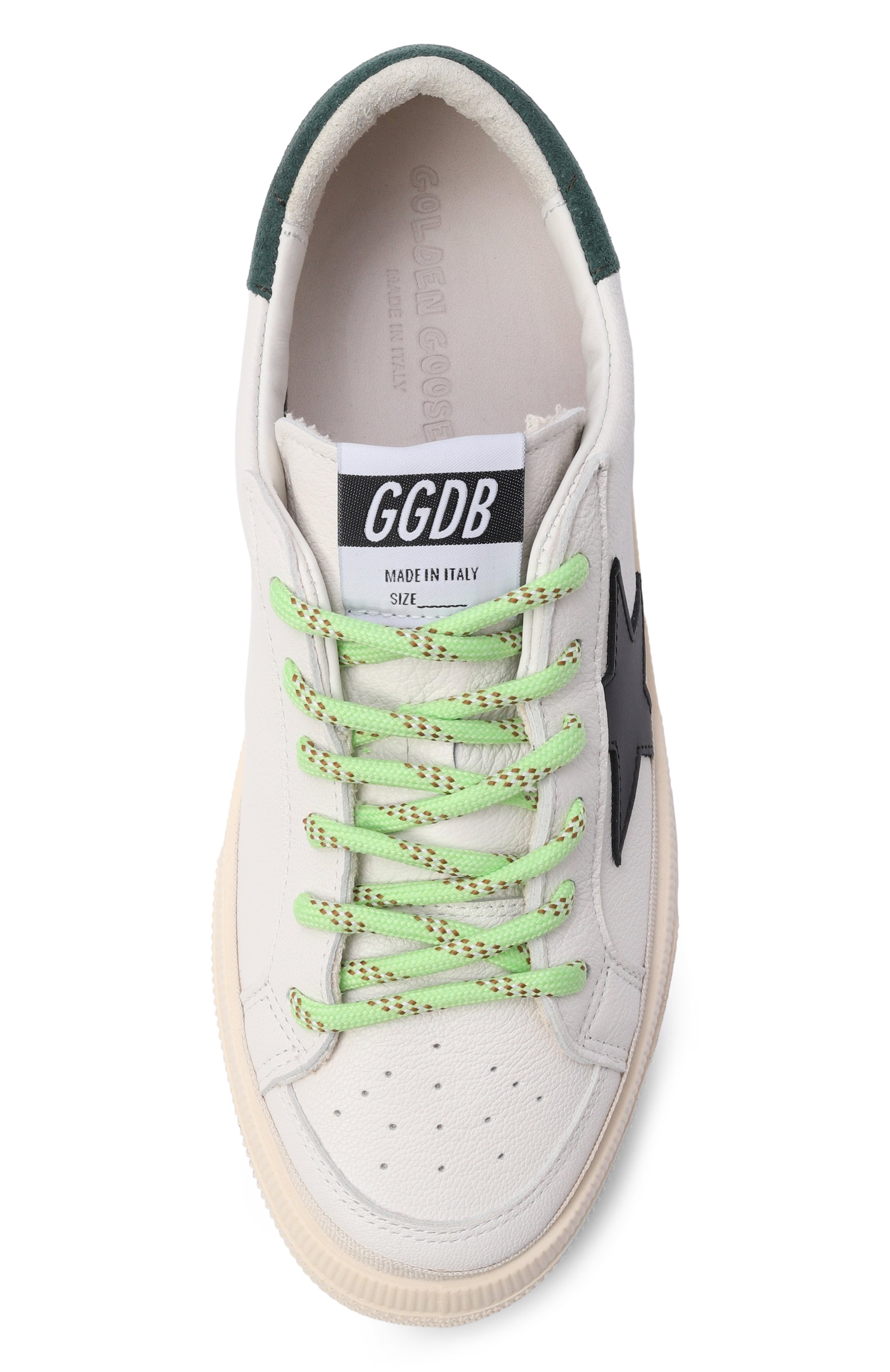 Кожаные кеды may GOLDEN GOOSE DELUXE BRAND, арт. GTF00496.F008670, фото 4