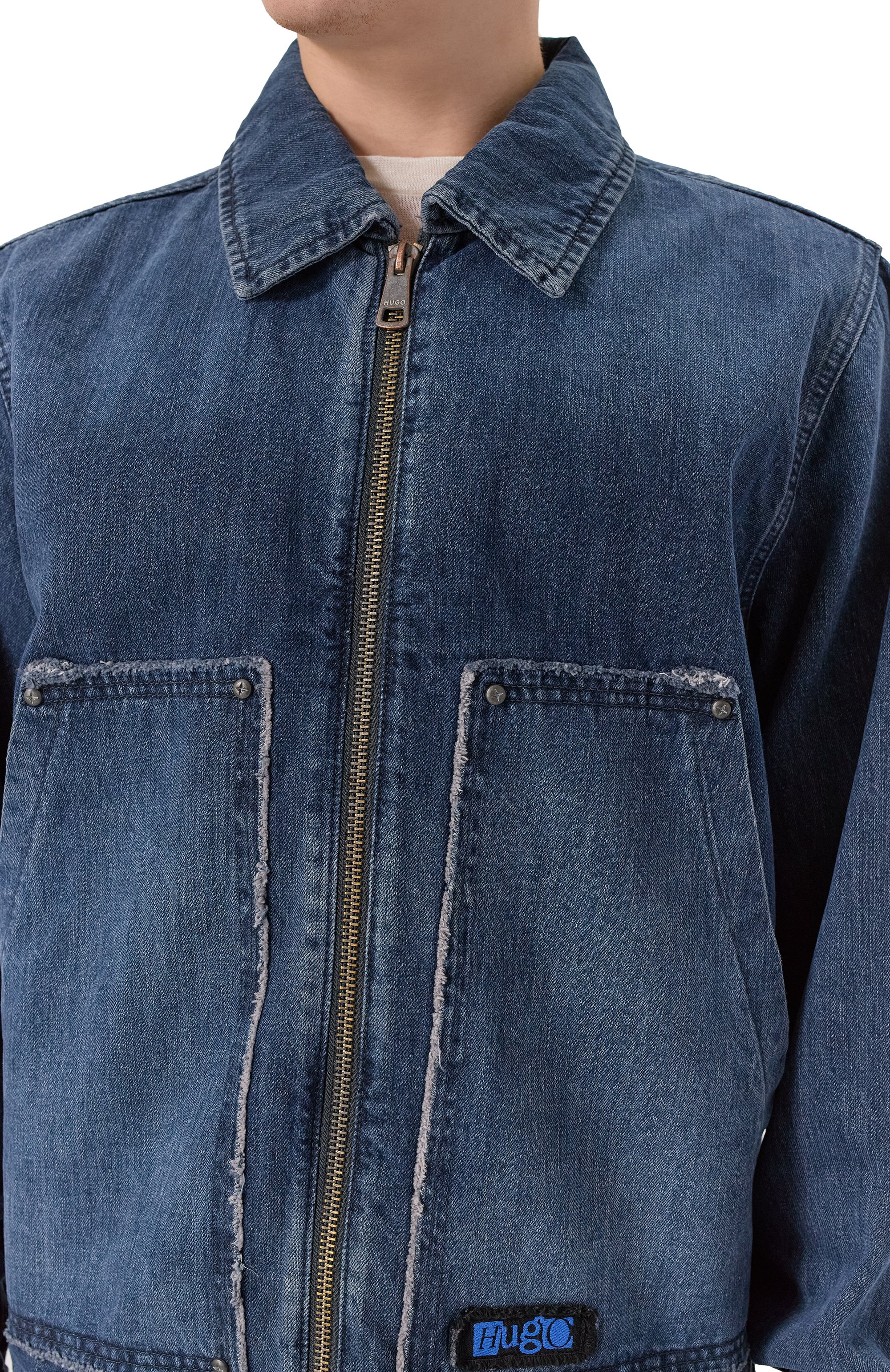Джинсовая куртка chian HUGO BLUE, арт. 50541725, фото 5
