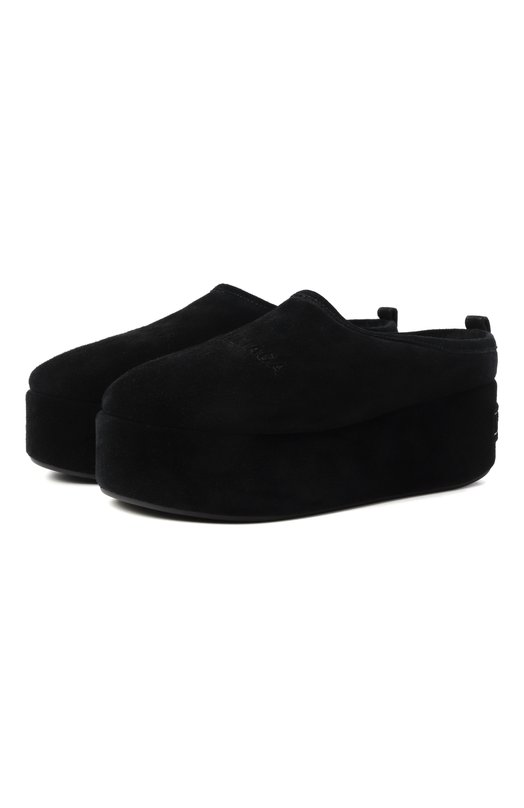 Замшевые сабо Alaska Balenciaga 825258/WBFC1 Чёрный 825258/WBFC1