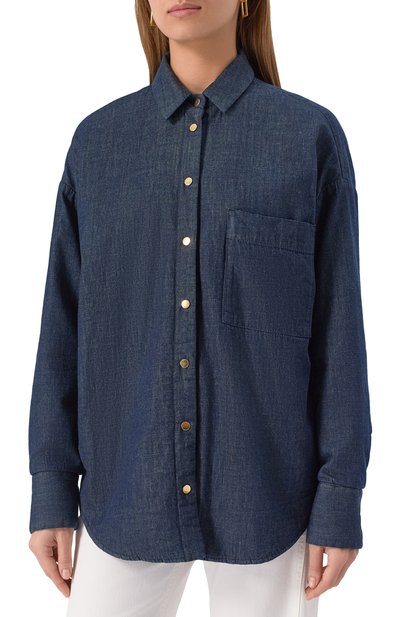 Джинсовая куртка-рубашка LORENA ANTONIAZZI, арт. P2552PI24A/9955, фото 3