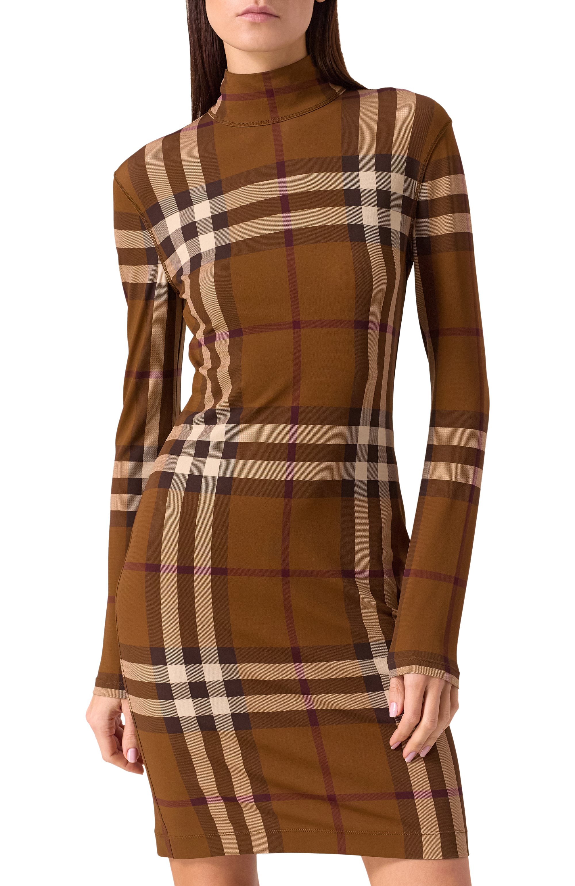 Платье из вискозы BURBERRY, арт. 8057106, фото 3