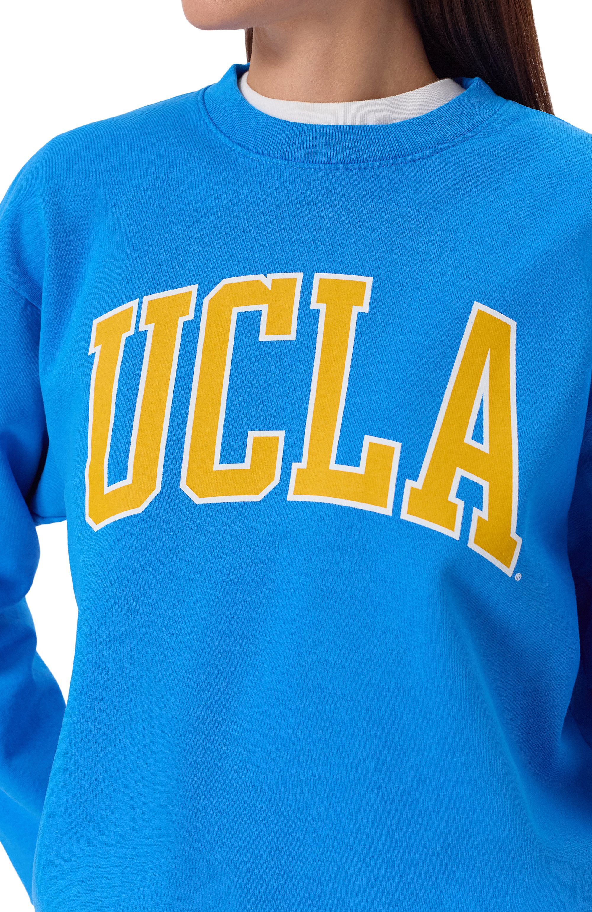 Хлопковый свитшот sporty & rich x ucla SPORTY AND RICH, арт. ST071615637BL116, фото 9