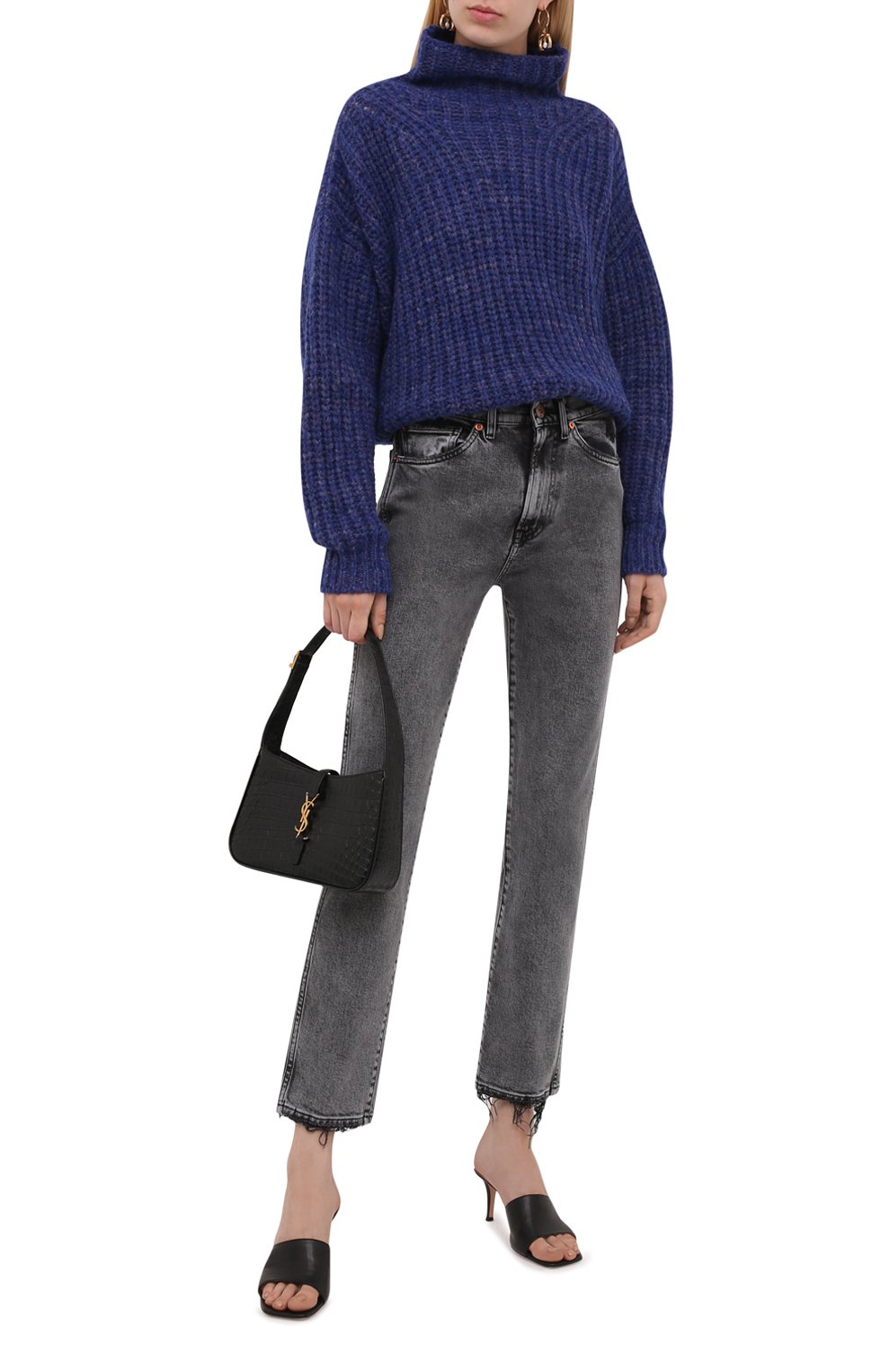 Джинсы 3X1 серого цвета по цене 25100 руб., арт. WP017966/MACHINE, фото 2 Джинсы 3X1, арт. WP017966/MACHINE, фото 2