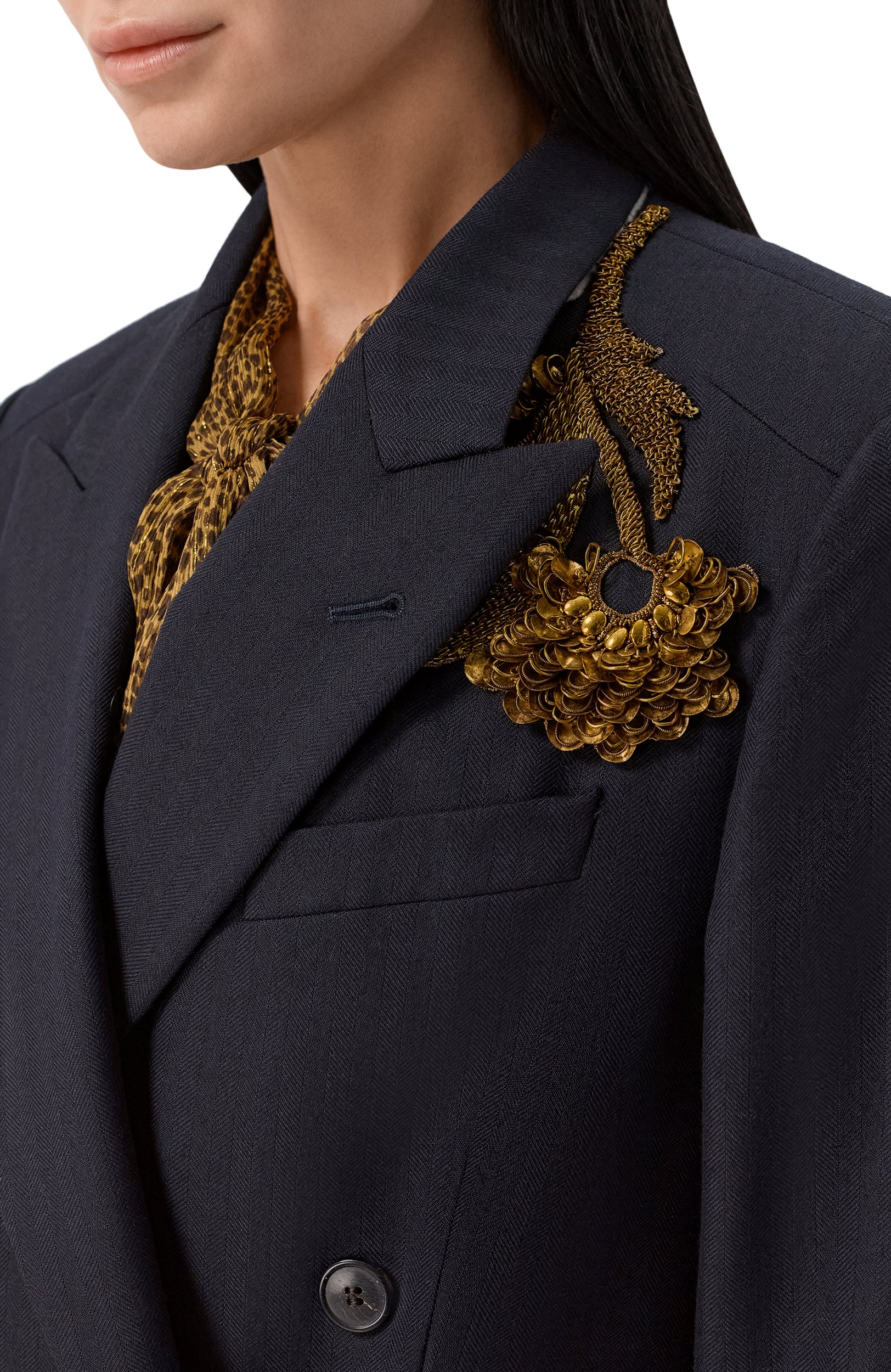 Шерстяной жакет DRIES VAN NOTEN, арт. 262-010419/4193, фото 5