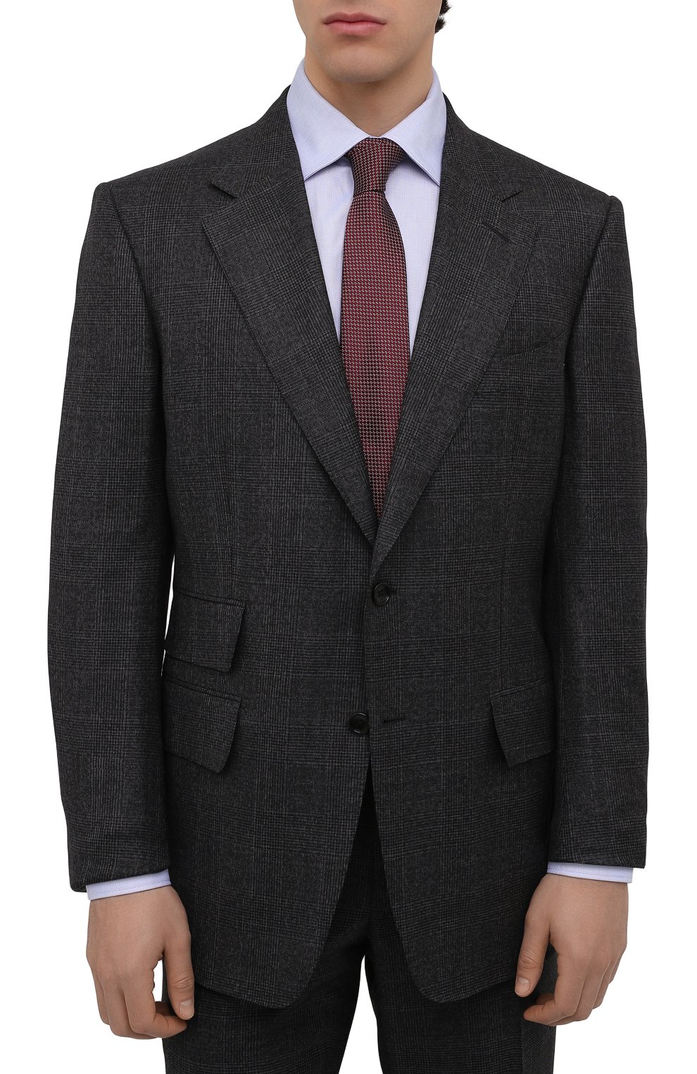Шелковый галстук ZEGNA бордового цвета по цене 19950 руб., арт. Z3D02T/1UM, фото 2 Шелковый галстук ZEGNA, арт. Z3D02T/1UM, фото 2