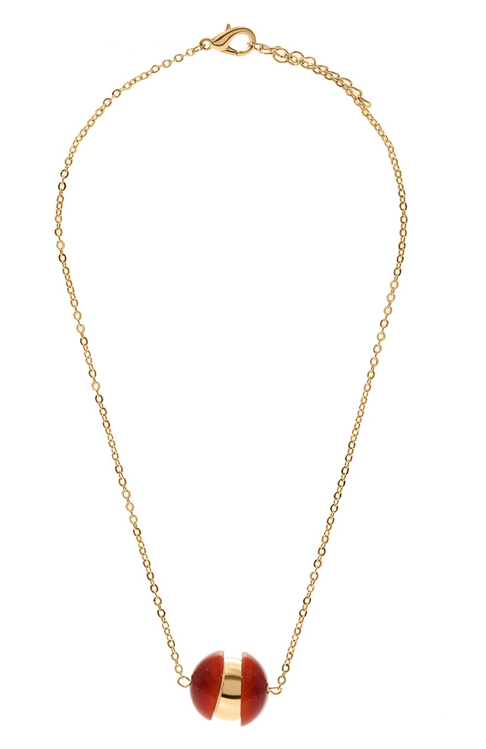 Подвеска на цепочке CRYSTALLINE JEWELLERY красного цвета по цене 9900 руб., арт. 583ММ, фото 1 Подвеска на цепочке CRYSTALLINE JEWELLERY, арт. 583ММ, фото 1