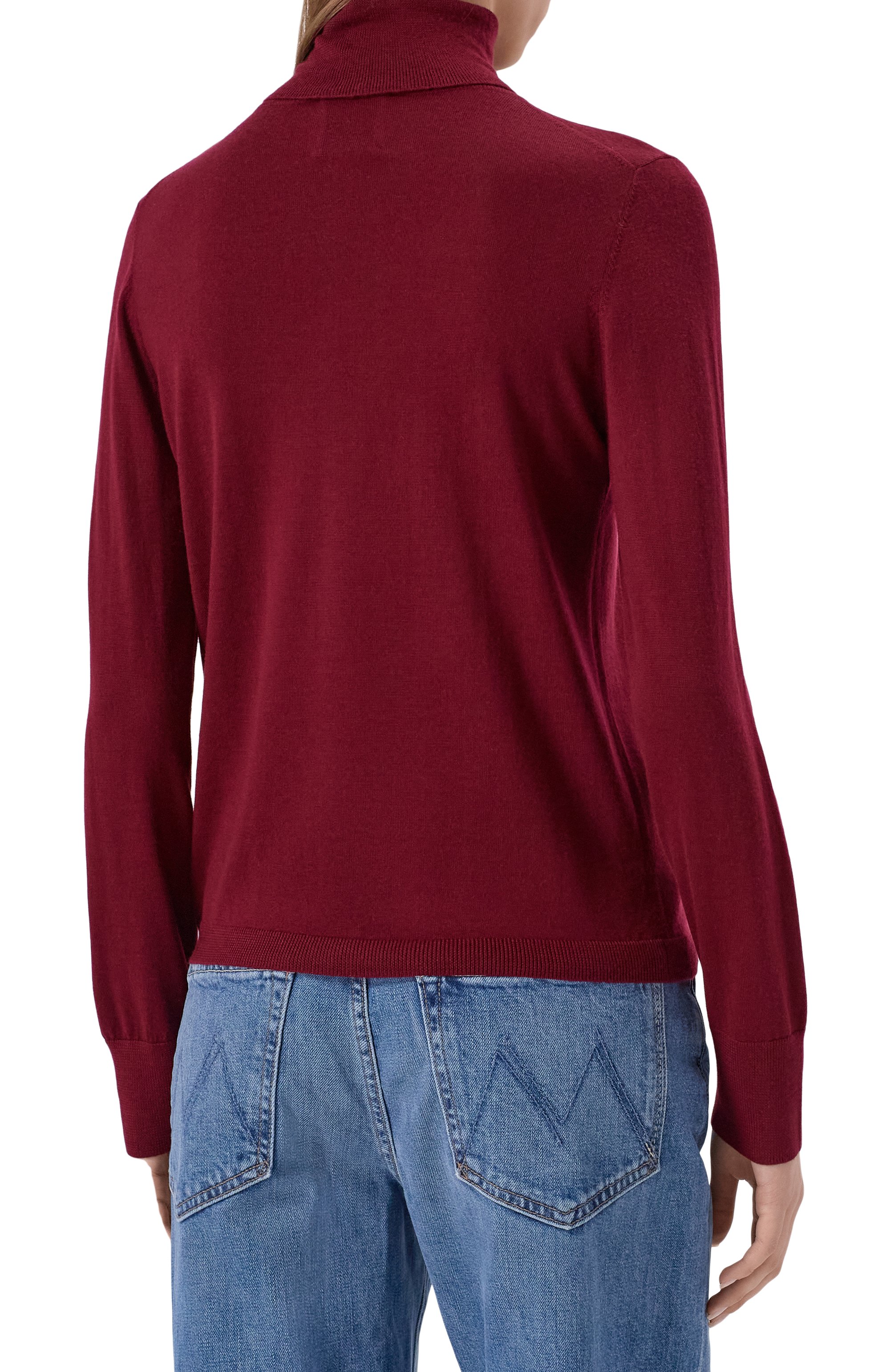 Шерстяная водолазка ALLUDE, арт. 255/64012, фото 4