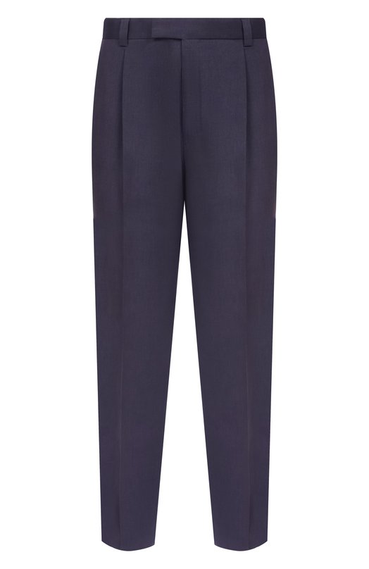 Брюки изо льна и шерсти BOSS Camel 50560851 Синий 50560851