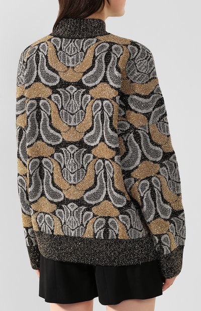 Свитер DRIES VAN NOTEN черного цвета по цене 58100 руб., арт. 192-11219-8724, фото 4 Свитер DRIES VAN NOTEN, арт. 192-11219-8724, фото 4