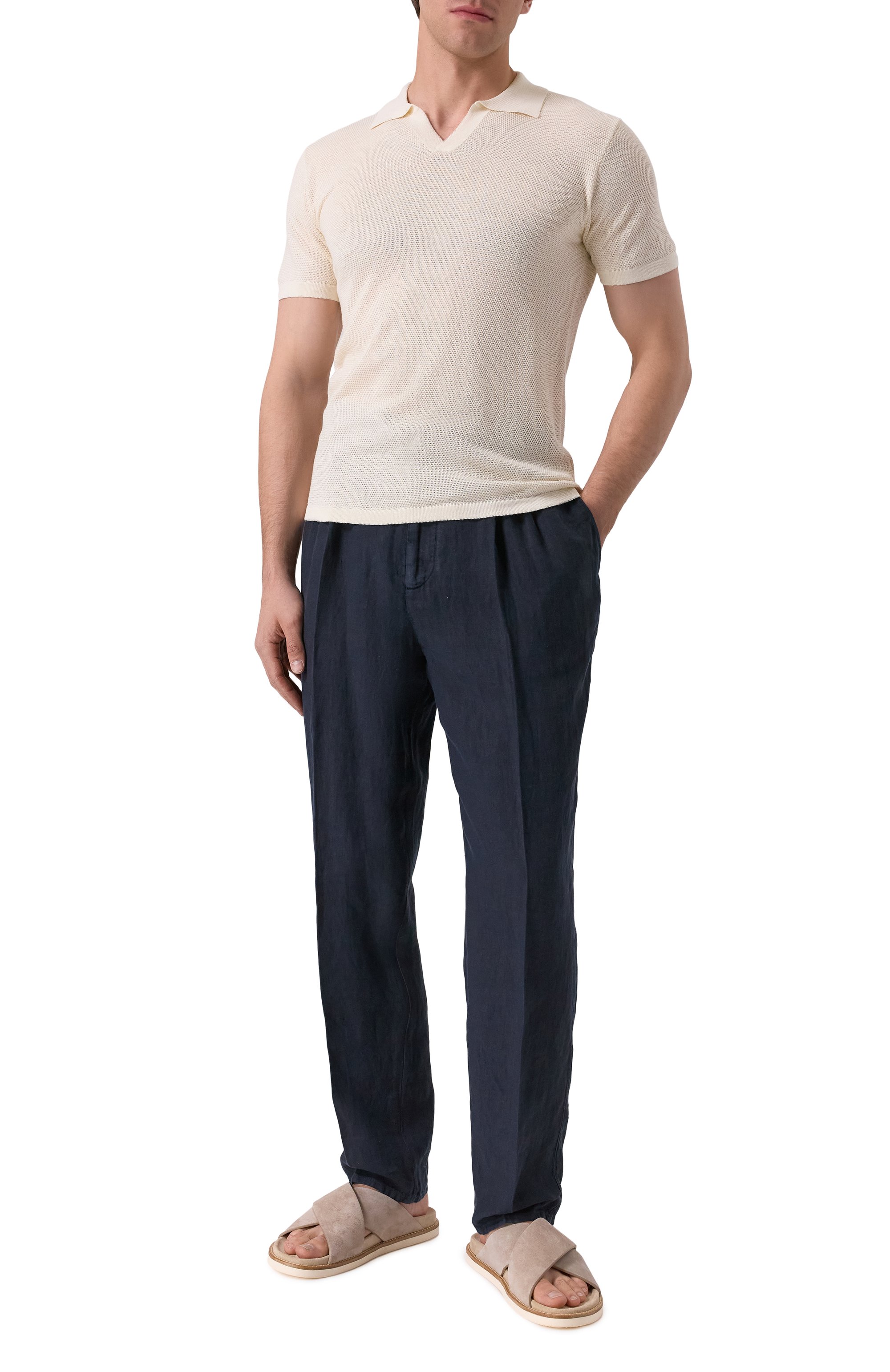 Шелковое поло DANIELE FIESOLI, арт. SE1103, фото 2