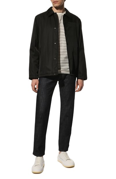 Хлопковая футболка BOGNER кремового цвета по цене 19550 руб., арт. 58147403, фото 2 Хлопковая футболка BOGNER, арт. 58147403, фото 2