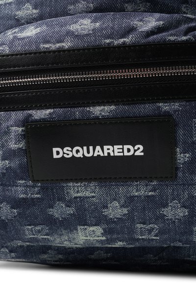 Рюкзак d2 monogram DSQUARED2 синего цвета по цене 66550 руб., арт. BPM0135/11709064, фото 5 Рюкзак d2 monogram DSQUARED2, арт. BPM0135/11709064, фото 5