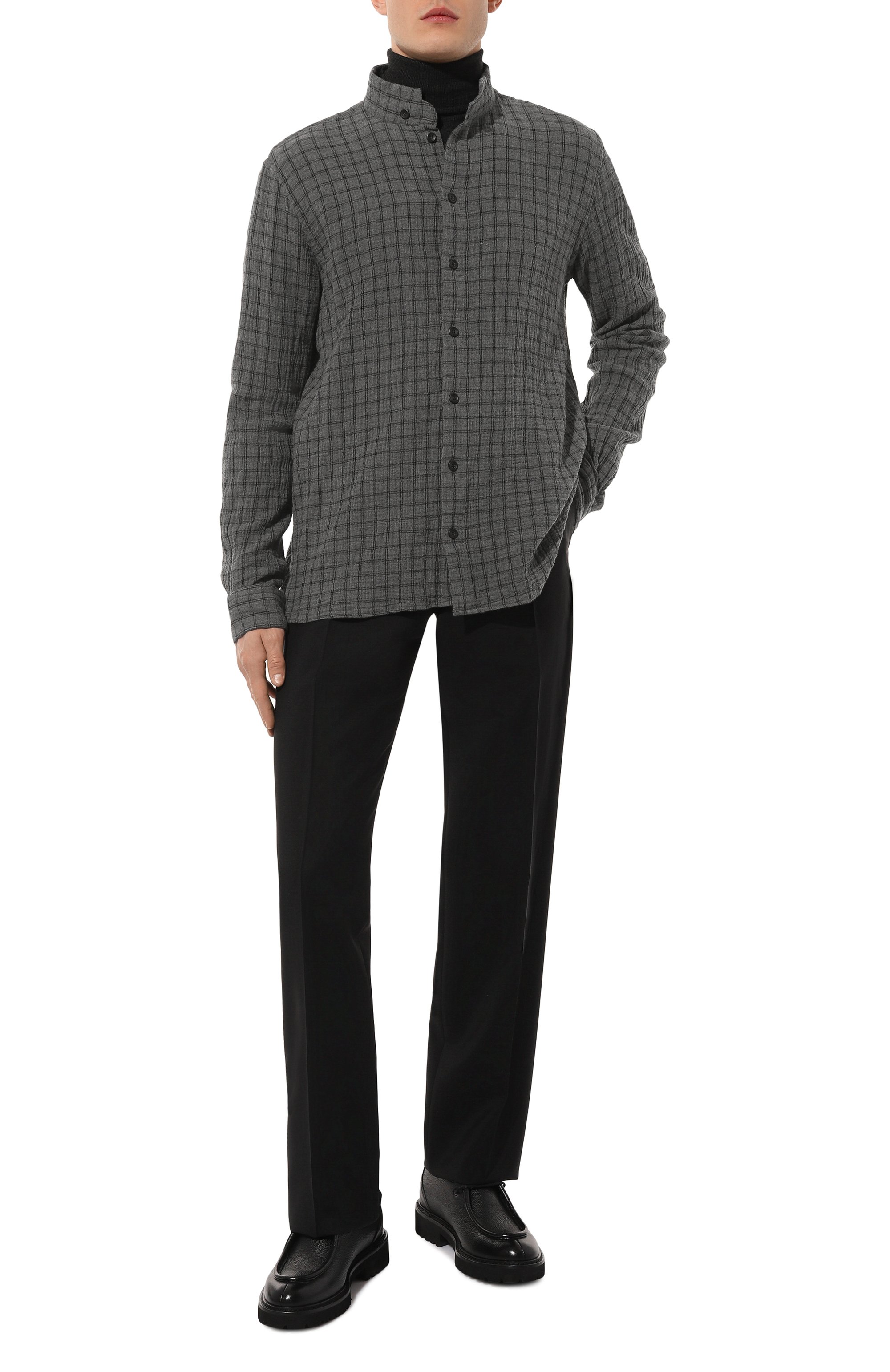 Хлопковая рубашка HANNES ROETHER, арт. MIL29SKE.3045/110623, фото 2