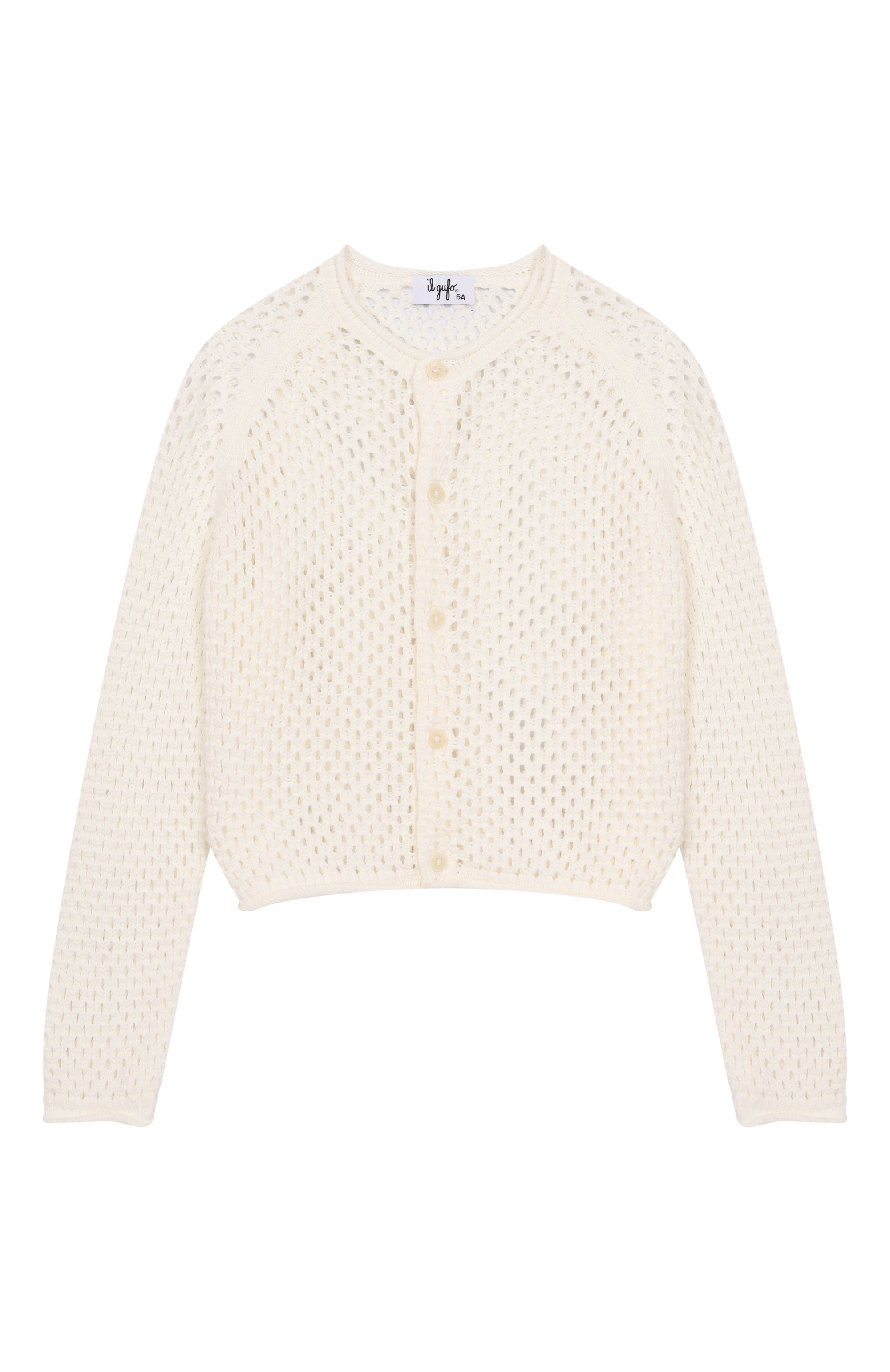 Хлопковый кардиган IL GUFO, арт. P25GF440EM109/5A-8A, фото 1