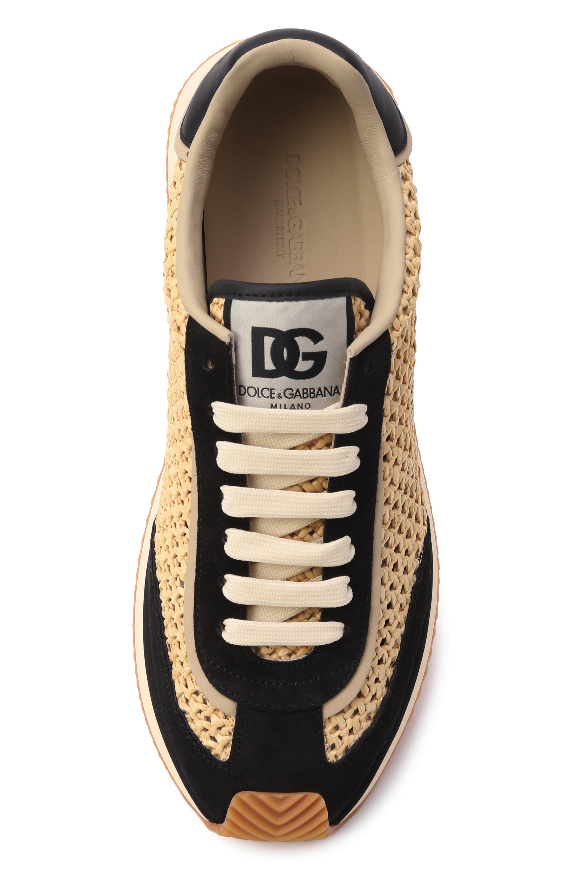 Комбинированные кроссовки dg cushion DOLCE & GABBANA, арт. CS2297/A6D27, фото 6