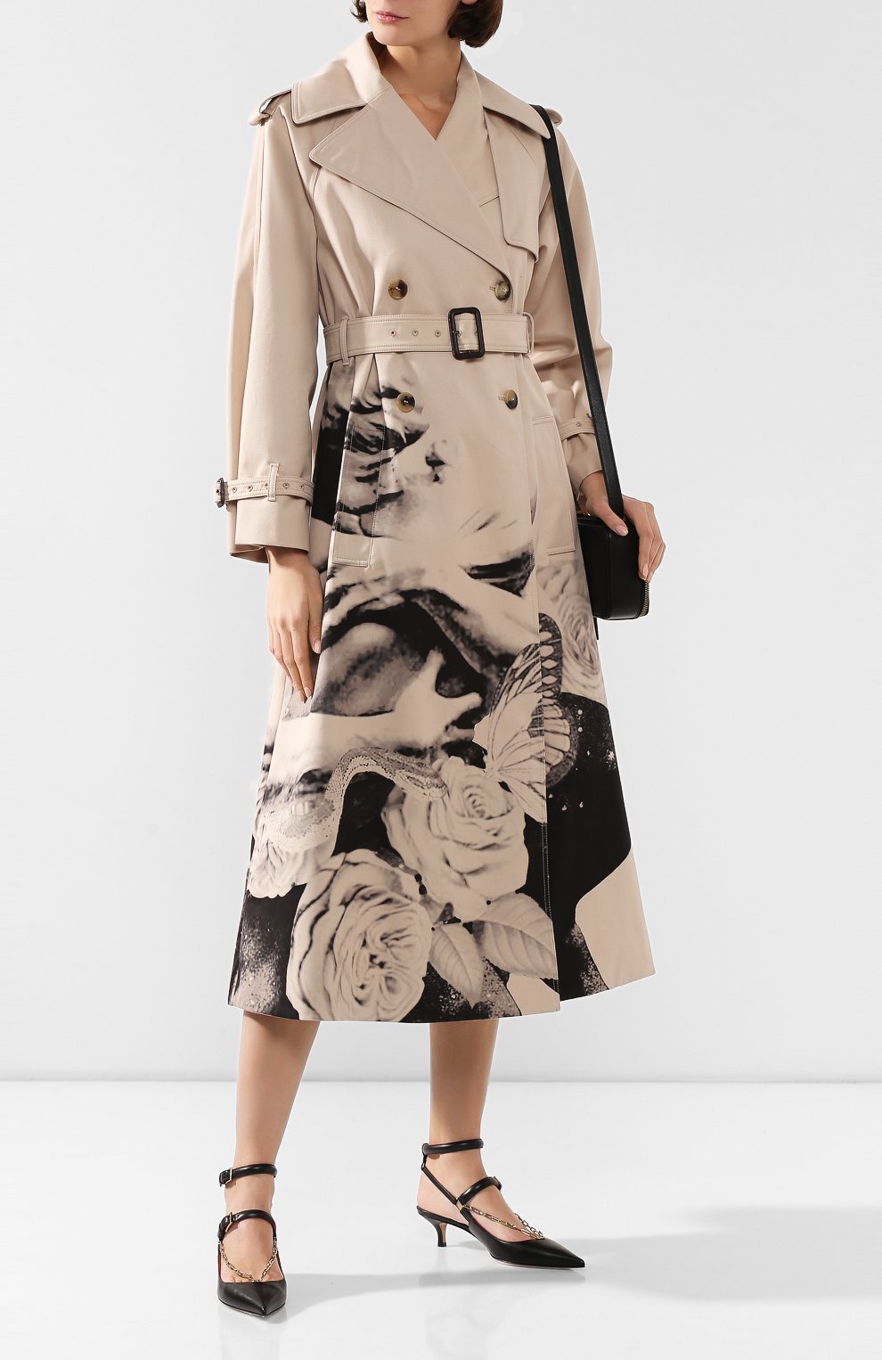 Тренч с принтом VALENTINO, арт. SB0CA46552E, фото 2