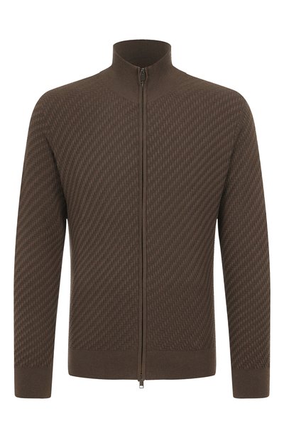 Мужской кардиган из хлопка и шелка BRIONI, арт. UMT20L/PAK22