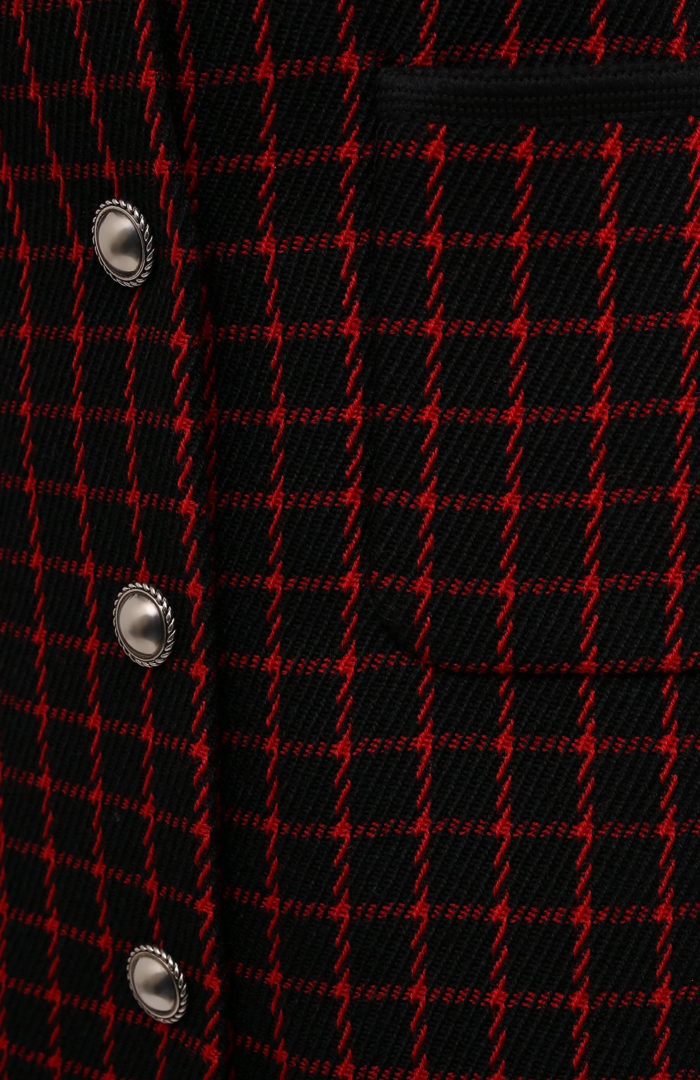 Шерстяная юбка MIU MIU красного цвета по цене 140000 руб., арт. MG1665-1ZGW-F0N98, фото 5 Шерстяная юбка MIU MIU, арт. MG1665-1ZGW-F0N98, фото 5