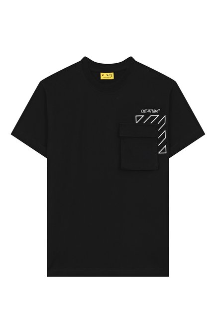 Хлопковая футболка OFF-WHITE, арт. 0BAA016S25JER001/4-12