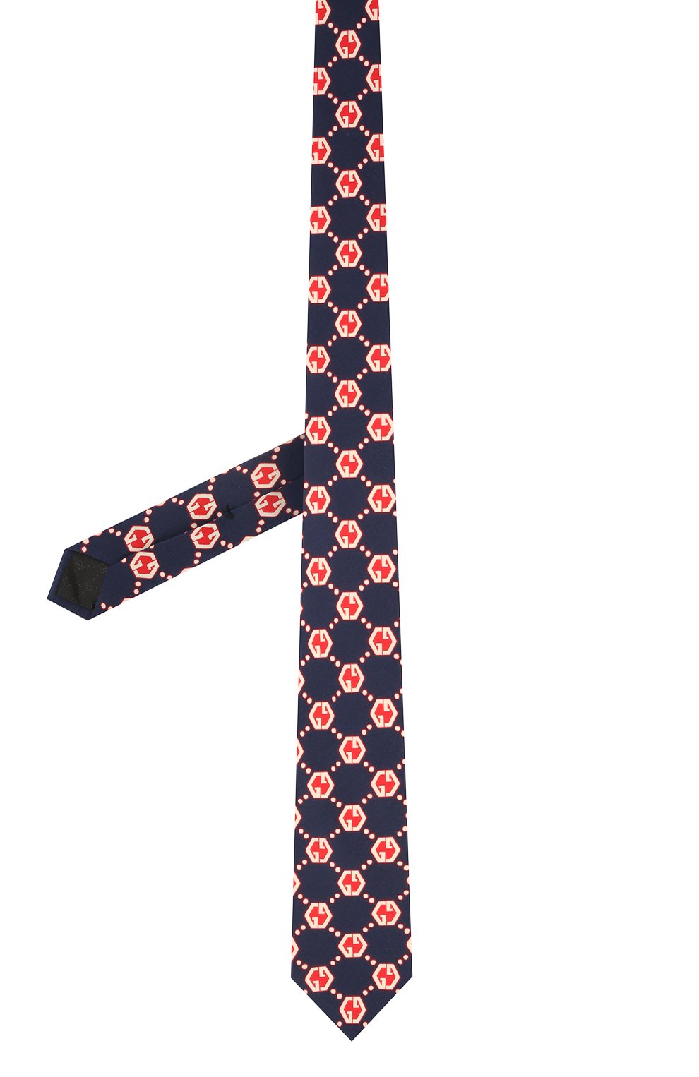 Шелковый галстук GUCCI, арт. 655281/4E005, фото 2