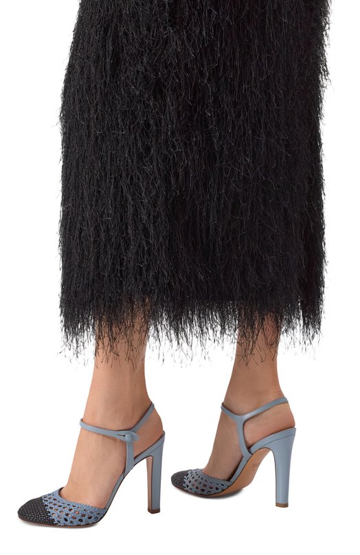 Кожаные туфли Francesco Russo R1P954/N200 Голубой  R1P954/N200 Фото 2