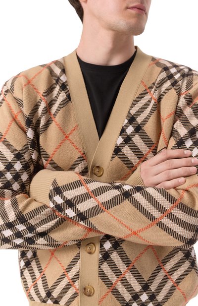 Шерстяной кардиган BURBERRY, арт. 8093494, фото 5