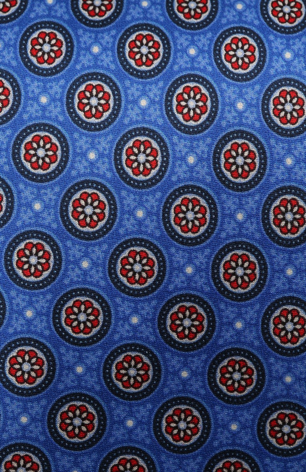 Шелковый галстук CANALI синего цвета по цене 12600 руб., арт. 18/HS03354, фото 3 Шелковый галстук CANALI, арт. 18/HS03354, фото 3