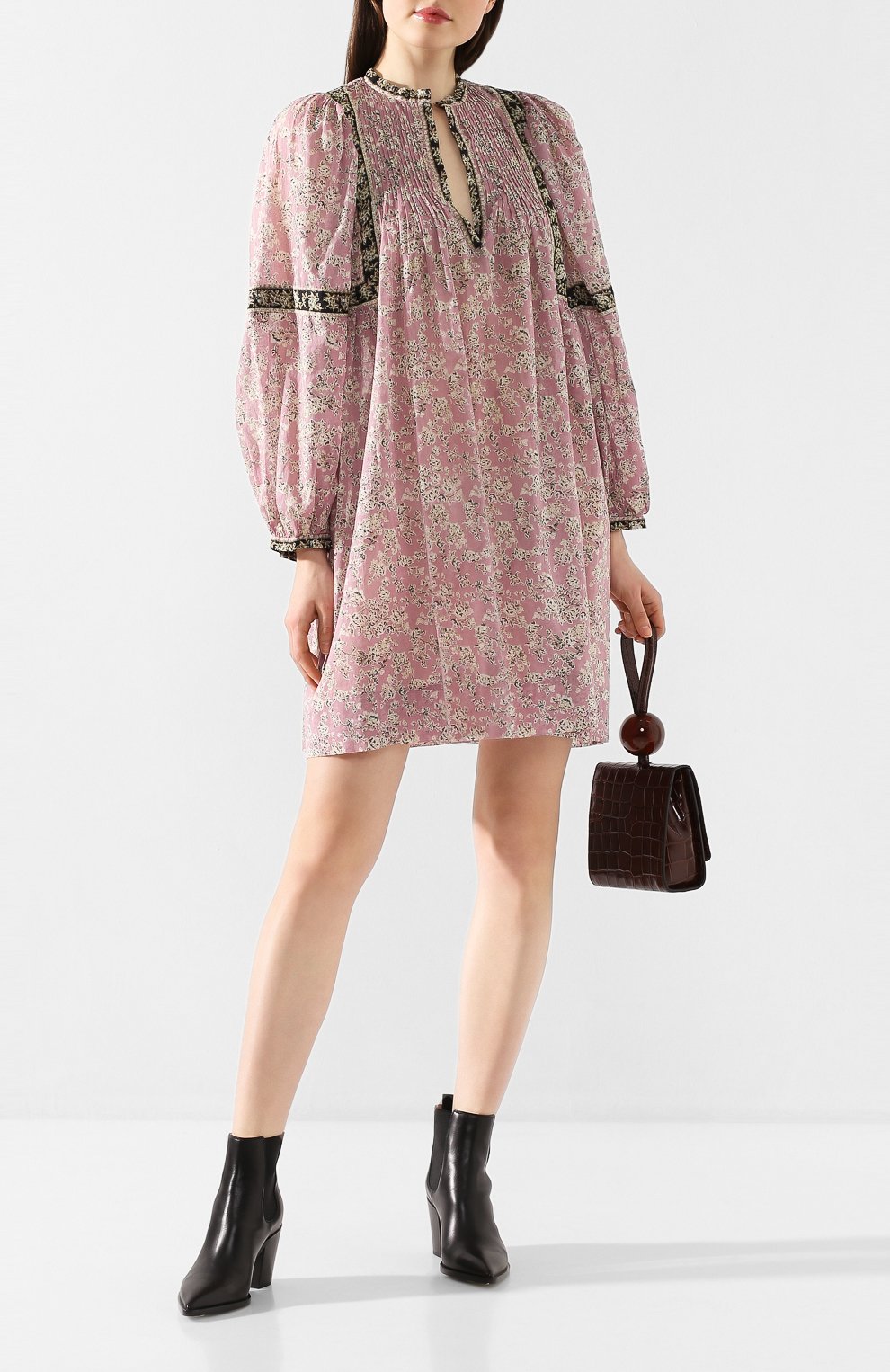 Хлопковое платье ISABEL MARANT ETOILE, арт. R01591-20P028E/VIRGINIE, фото 2