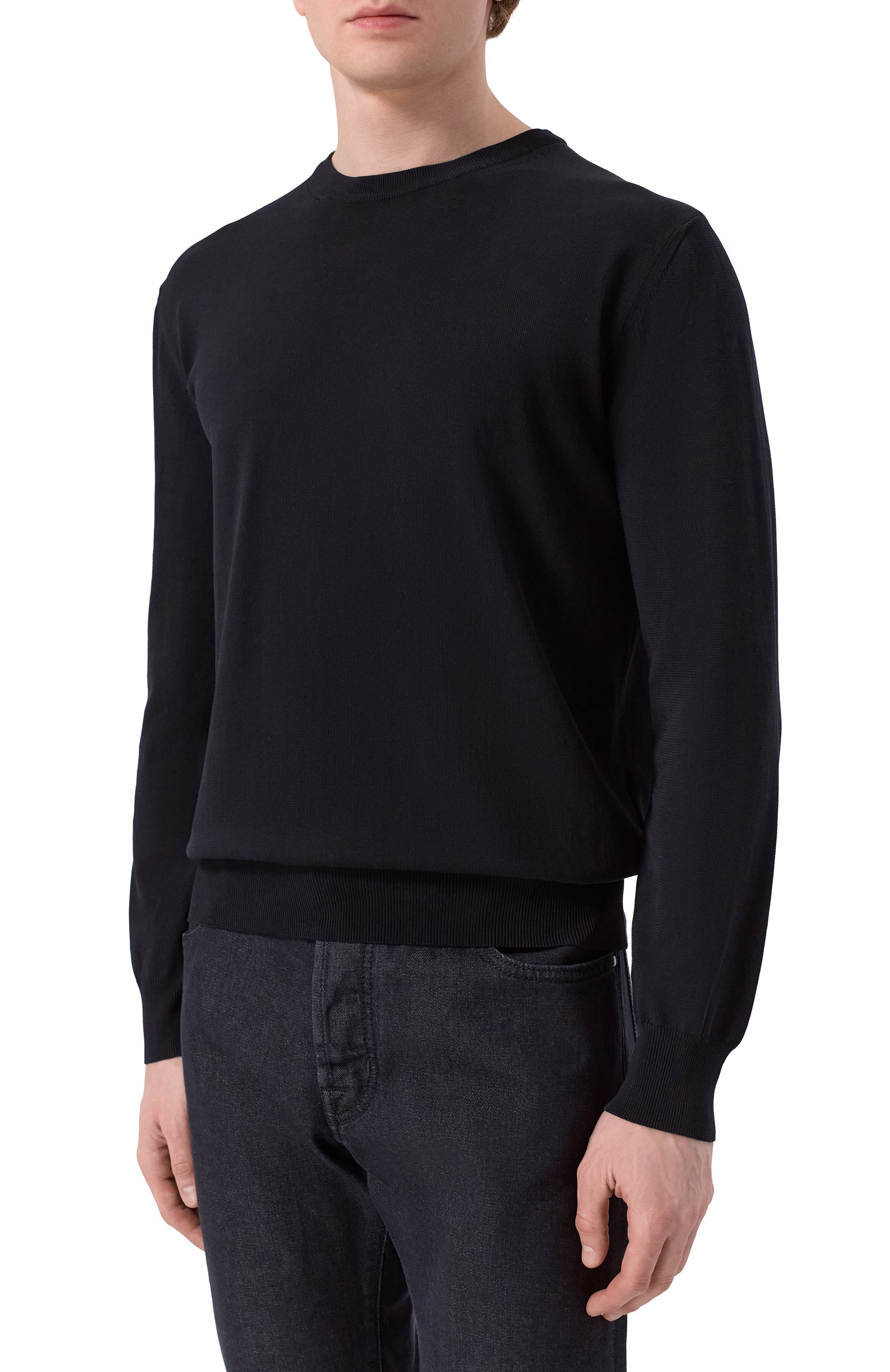 Хлопковый джемпер CANALI, арт. C0012/MK02459, фото 3