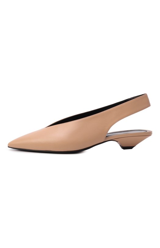 Кожаные туфли Beak Sergio Rossi B13200/MMVN14 Бежевый  B13200/MMVN14 Фото 4