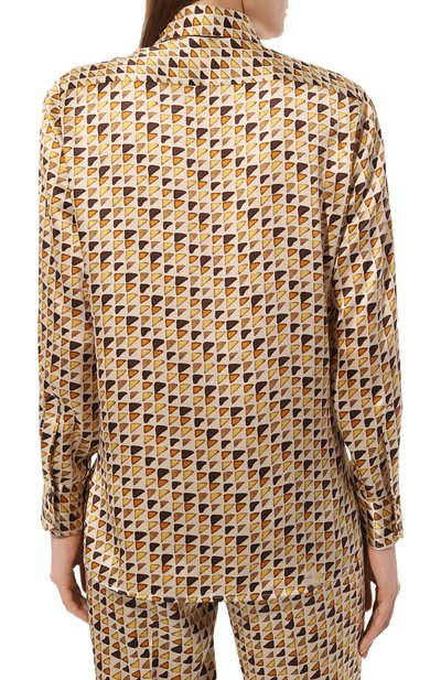 Атласная блузка KITON, арт. D48407K0978C, фото 4