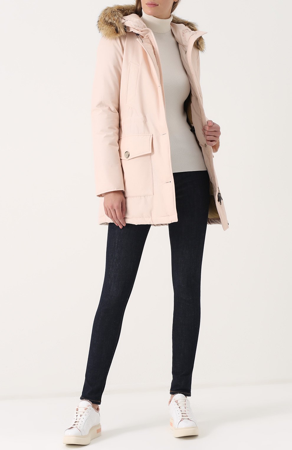 Пуховая парка с меховой отделкой капюшона WOOLRICH, арт. WWCPS2444/CN03, фото 2