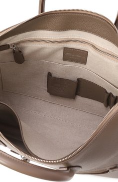 Мужская портфель SANTONI бежевого цвета, арт. UFBGA2715EN-AVGP | Фото 5 (Размер: large; Драгоценные камни: Проставлено; Материал сплава: Проставлено; Ремень/цепочка: На ремешке; Материал: Натуральная кожа; Сумки-технические: Портфели)