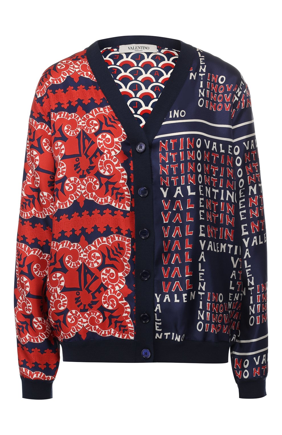 Кардиган из смеси шелка и шерсти VALENTINO, арт. RB3KA00BDCG, фото 1