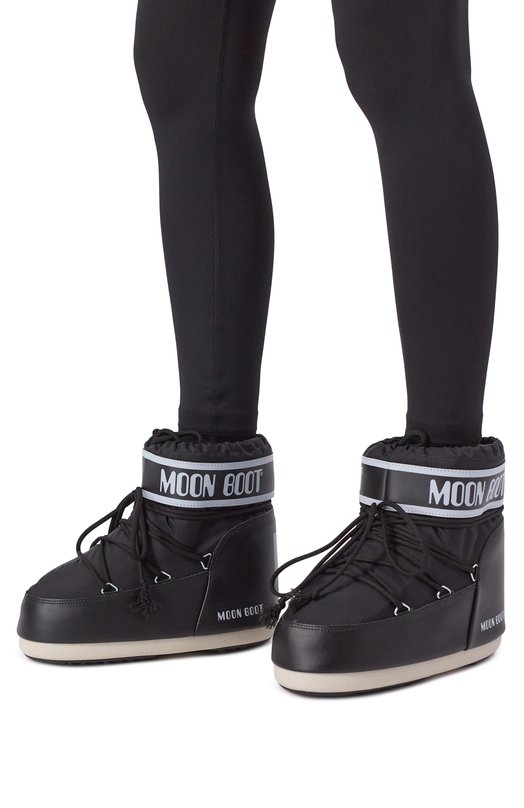 Текстильные полусапоги Icon Low Moon Boot 80D1409340 Чёрный  80D1409340 Фото 2