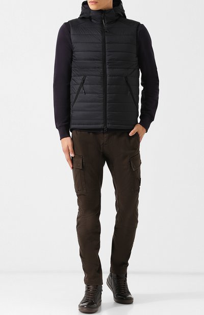 Утепленный жилет на молнии с капюшоном C.P. COMPANY, арт. 05CM0W010A-005242M, фото 2