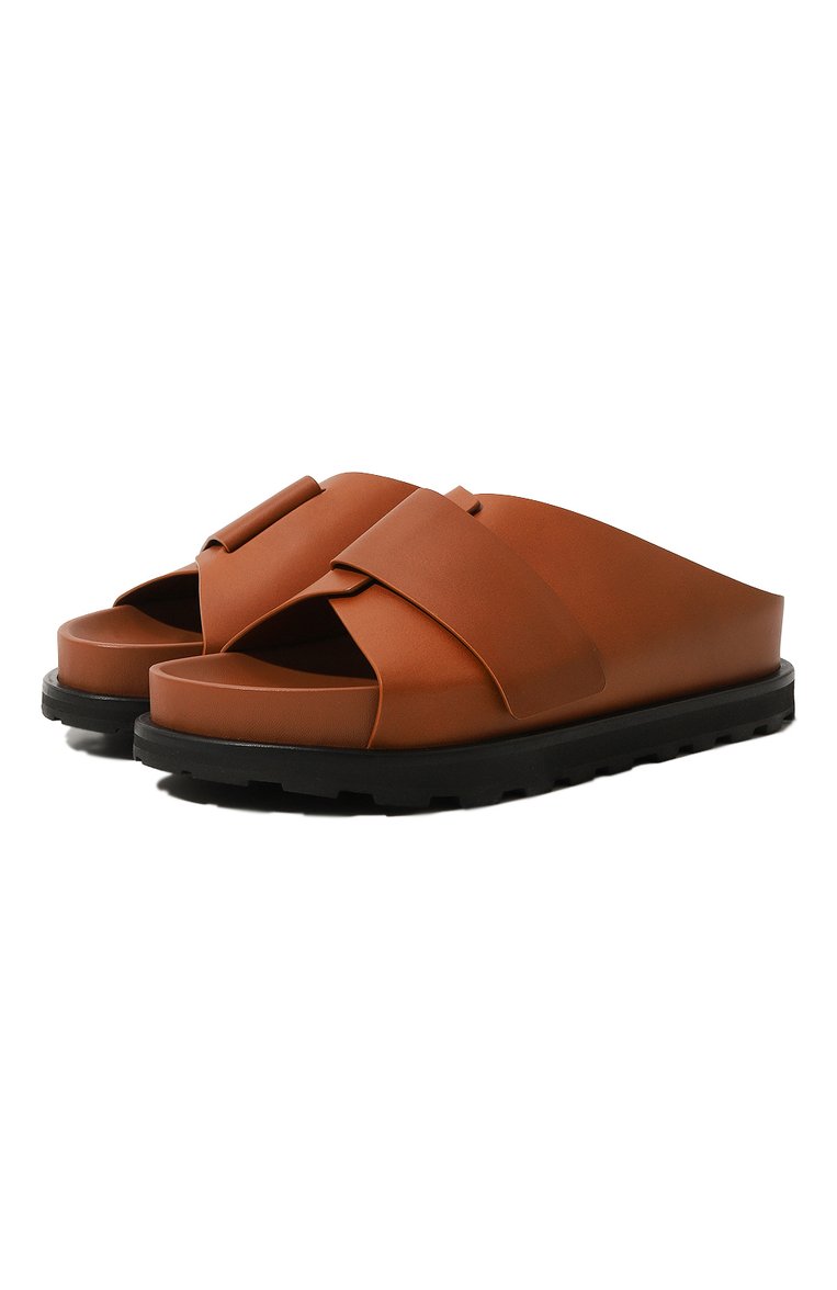 Кожаные шлепанцы JIL SANDER, арт. J50WX0003/P0503, фото 1
