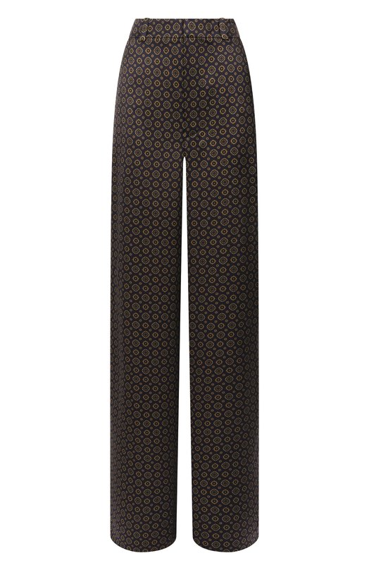Атласные брюки Saint Laurent 820232/Y6K84 Синий 820232/Y6K84