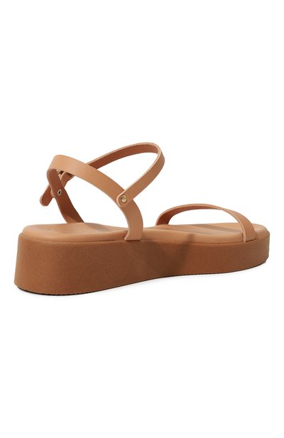 Кожаные сандалии irida ANCIENT GREEK SANDALS бежевого цвета по цене 28200 руб., арт. IRIDA/VACHETTA, фото 5 Кожаные сандалии irida ANCIENT GREEK SANDALS, арт. IRIDA/VACHETTA, фото 5