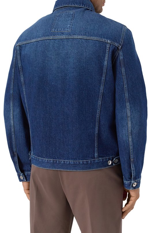 Джинсовая куртка Brunello Cucinelli M241P6909 Синий  M241P6909 Фото 4