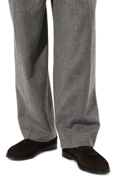 Замшевые лоферы hill SANTONI, арт. MCHG18101PC6SSG5, фото 3