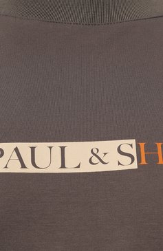 Мужской хлопковый свитшот PAUL&SHARK серого цвета, арт. 24411896/3XL | Фото 5 (Рукава: Длинные; Материал внешний: Хлопок; Длина (для топов): Удлиненные; Драгоценные камни: Проставлено; Материал сплава: Проставлено; Мужское Кросс-КТ: свитшот-одежда; При�нт: С принтом; Стили: Спорт-шик)