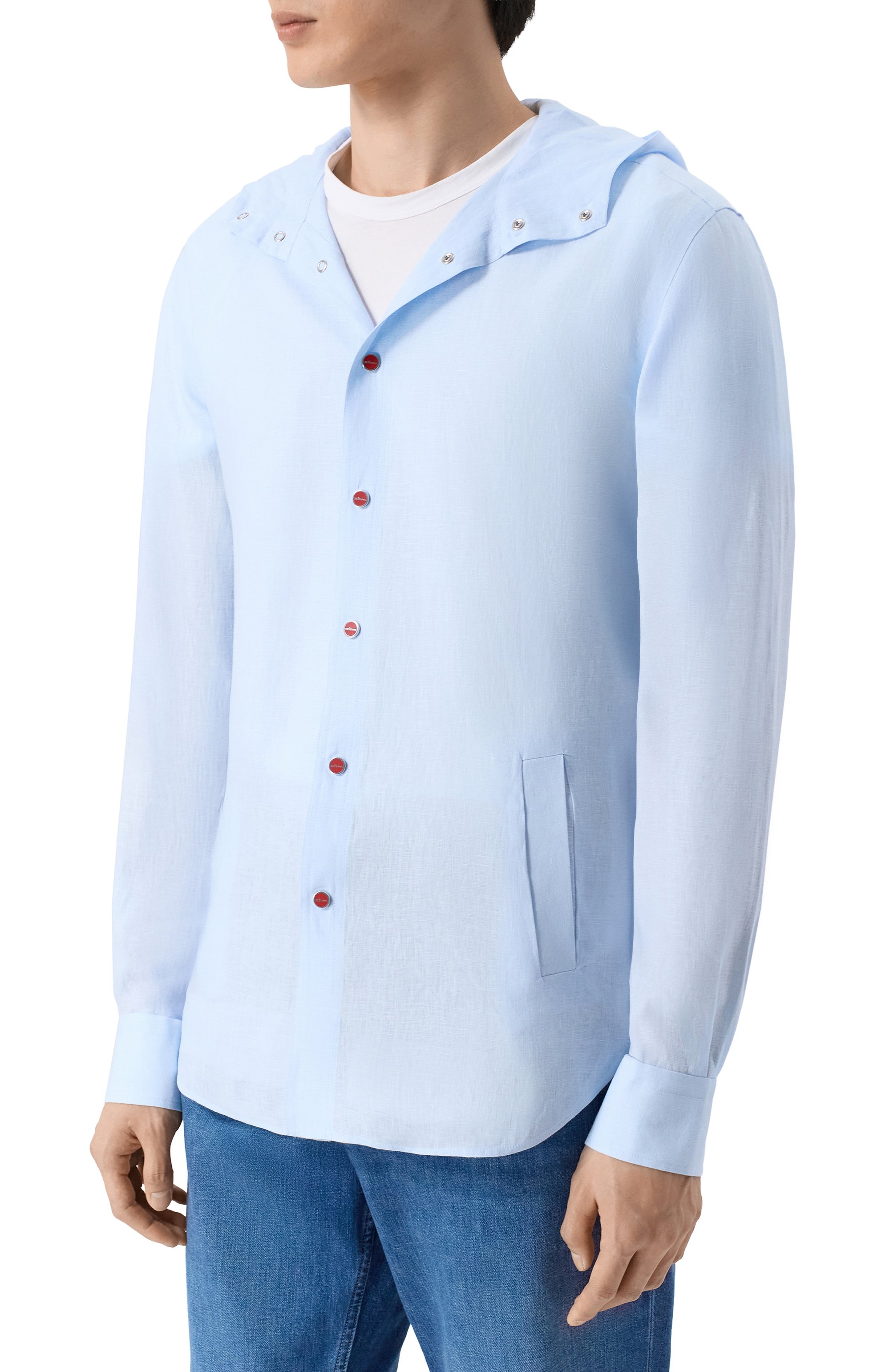 Льняная рубашка KITON, арт. UMCMARH0970102, фото 3